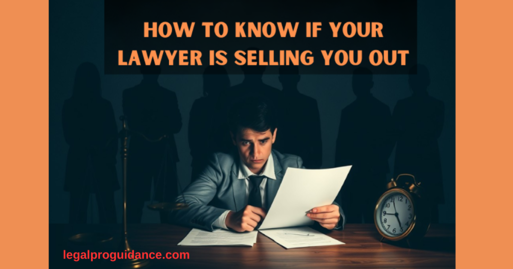 How to Know if Your Lawyer is Selling You Out